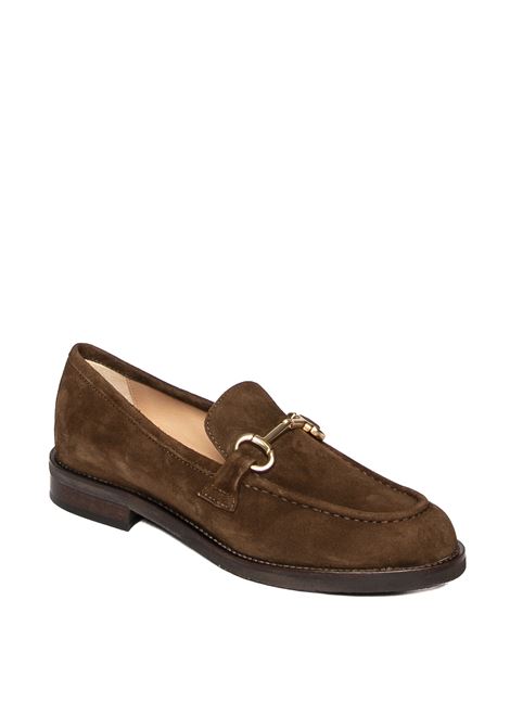 Brown suede loafer FRANCO RUSSO | 8002CAM-MARRONE